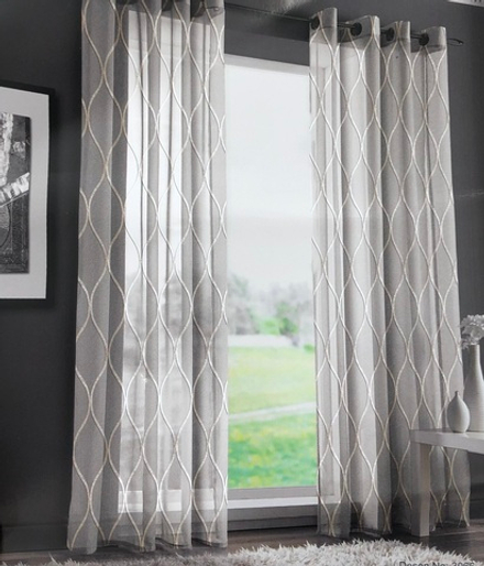 Тюль с рисунком Megara арт. 3066 (высота 320 см, Турция)