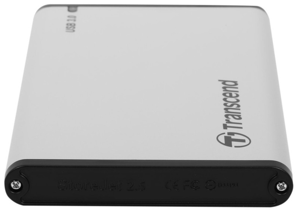 Внешний бокс Transcend StoreJet 25S3 TS0GSJ25S3 серый