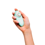 Серо-зеленый бесконтактный клиторальный стимулятор 10см Womanizer Liberty 2 Sage WZ112SG2