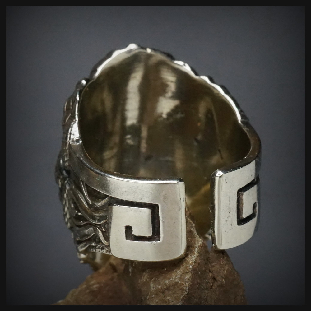 Кольцо "Медуза Горгона" мельхиор , 19 - 21 р