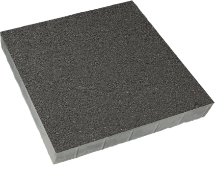 Тротуарная плитка КВАДРАТ 600х600 мм - Стандарт Черный