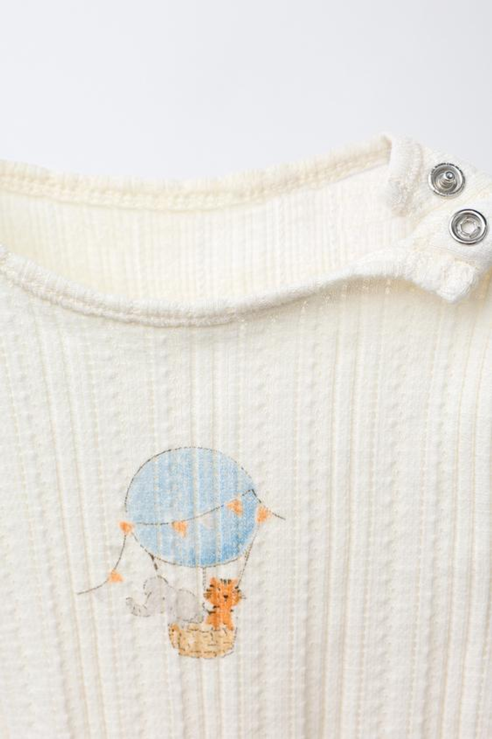 ZARA БОДИ В РУБЧИК С ПРИНТОМ, ЭКРЮ