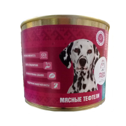Миска Мяска Консервы "Мясные тефтели", 540гр