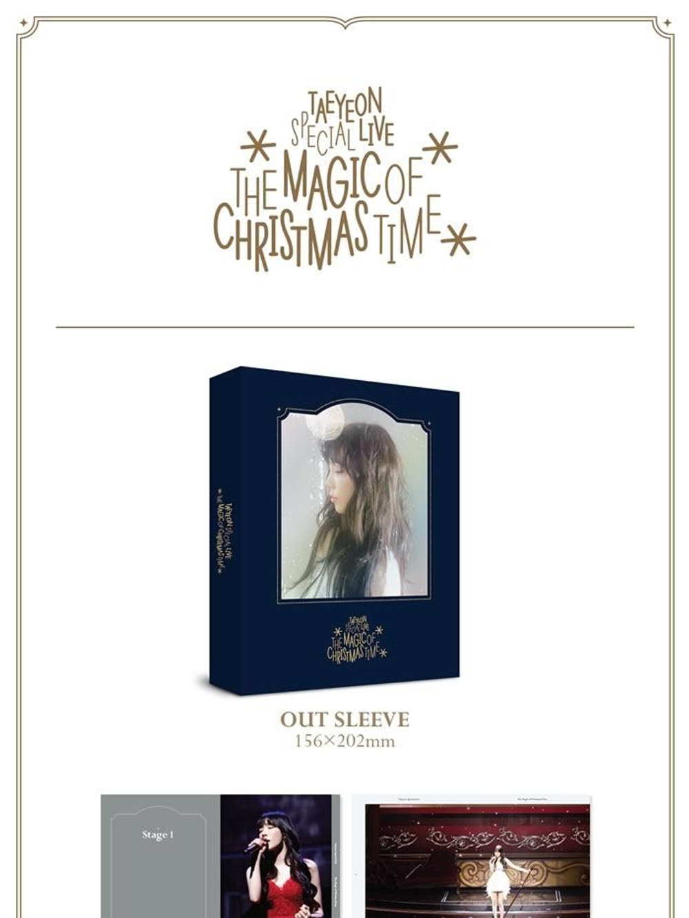 товары Taeyeon (GIRLS' GENERATION) - The Magic Of Christmas Time Special Live
