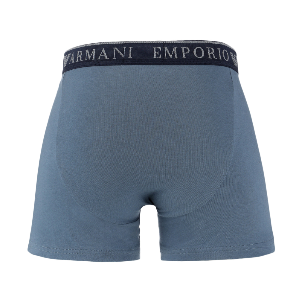 Набор мужских трусов хипсов 2в1 (серый, серо-голубой) Emporio Armani 111769_4F720 15349