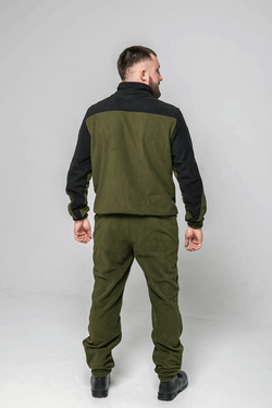 Флисовая кофта мужская комби