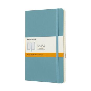 Блокнот Moleskine Classic Soft Large 130х210 мм 192 стр. линейка мягкая обложка (QP616B35)