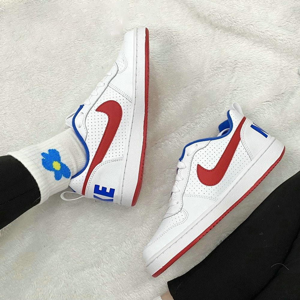Женские кроссовки Nike Court Borough Low 'White Blue Red' DM2420-164