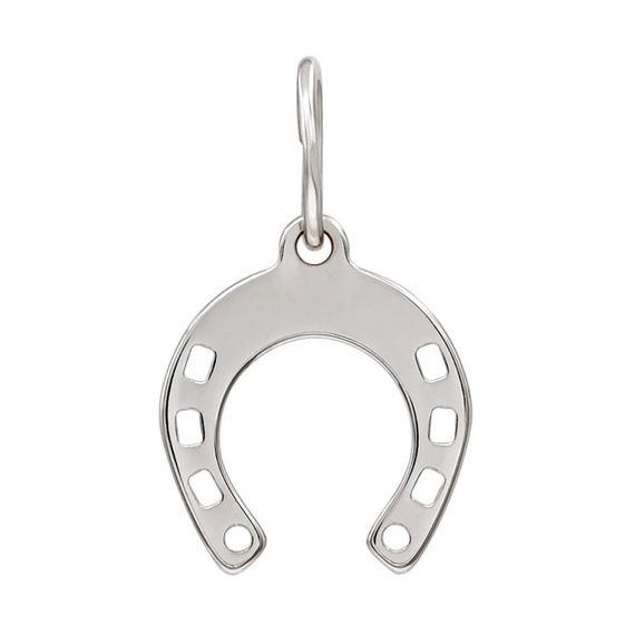 Подвеска Подкова - кулон из серебра 925 пробы, вид 1