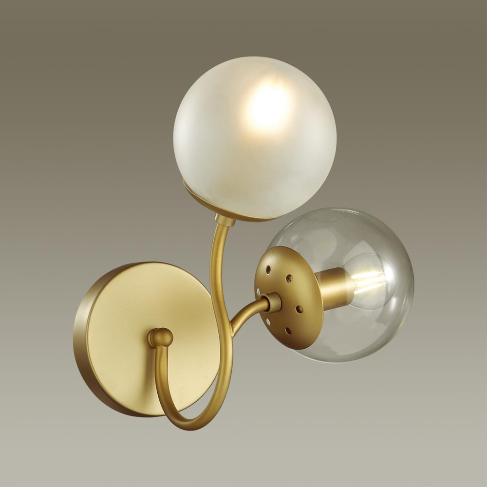 4555/2W MODERNI LN 000 матовое золото Бра E14 2*40W 220V CANDICE