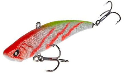 Воблер вертикальный Lucky John Slim VIB S 80, цвет 357