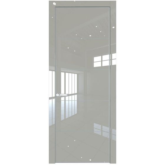 Profil Doors 15LA галька люкс с алюминиевым молдингом профиль серебро