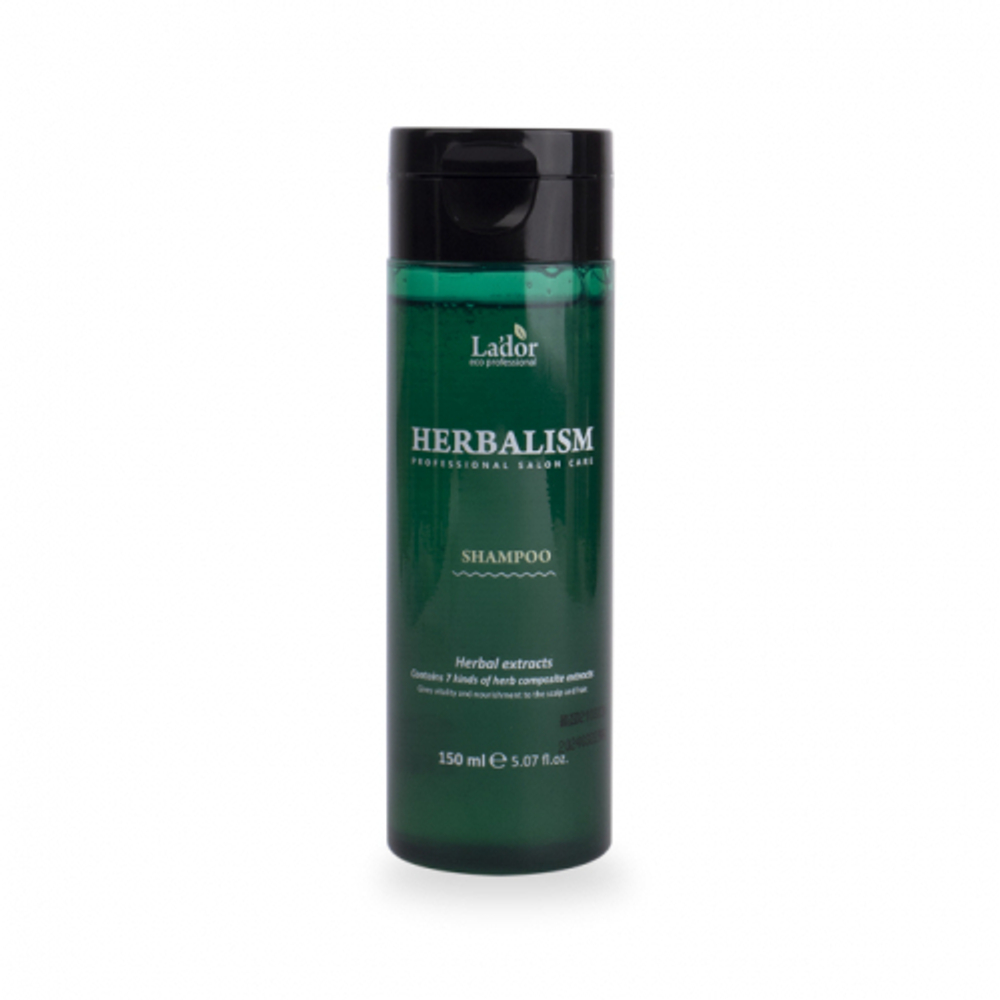 Успокаивающий шампунь Гербализм La'dor Herbalism Shampoo 150 мл.