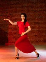 Топ для танцев с крыльями