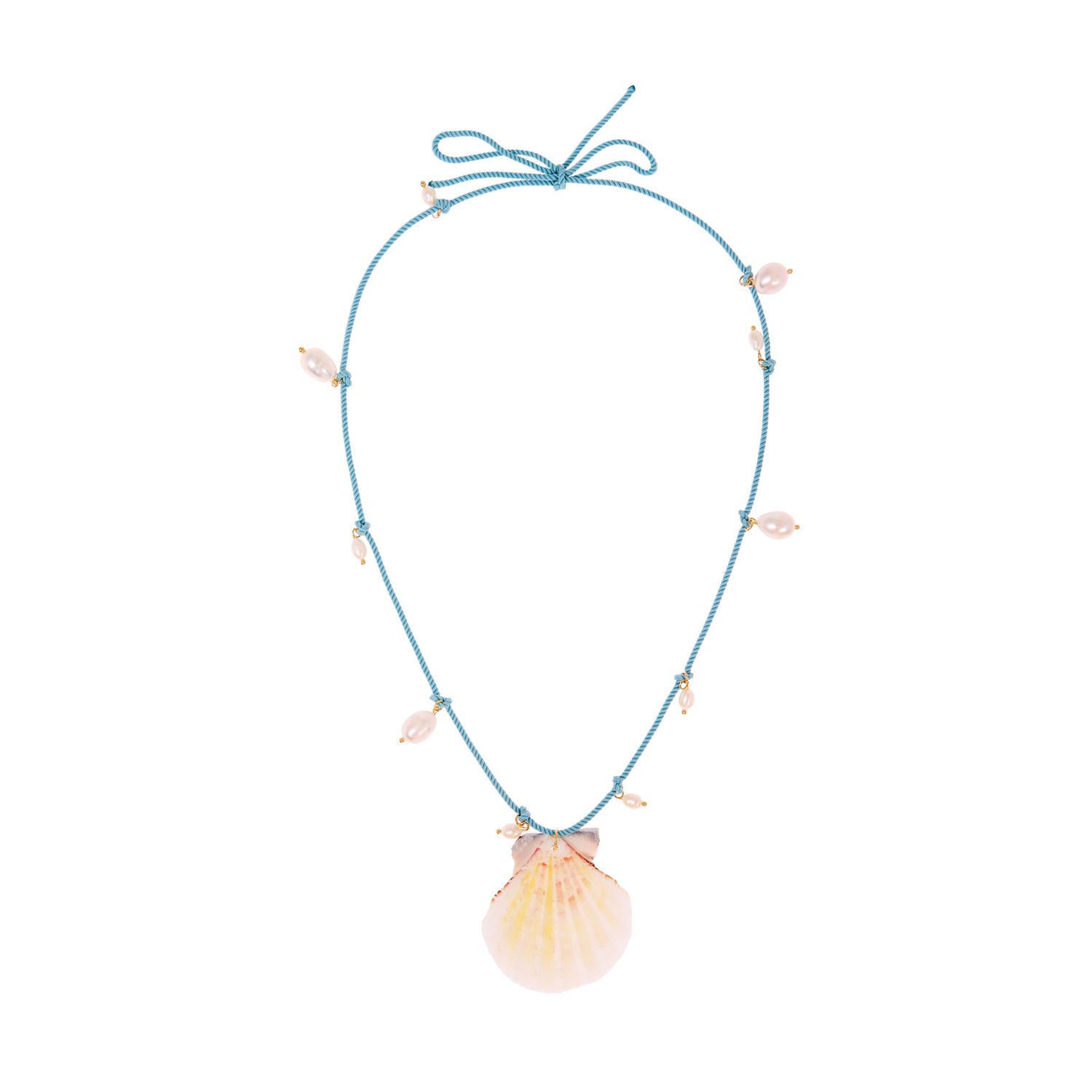 Колье The Sea Node Necklace - Light Blue