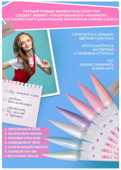 Топ перламутровый ADRICOCO SWEET TOP №1