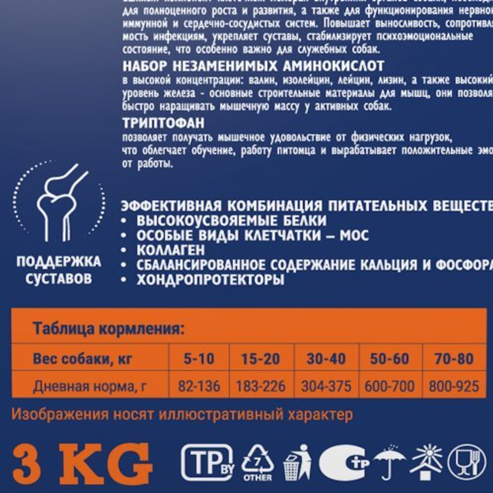 Корм для собак сухой BRIT PREMIUM с курицей д/вз.соб. всех пор. с выс. затр. энергии "Sport 5000",3 кг