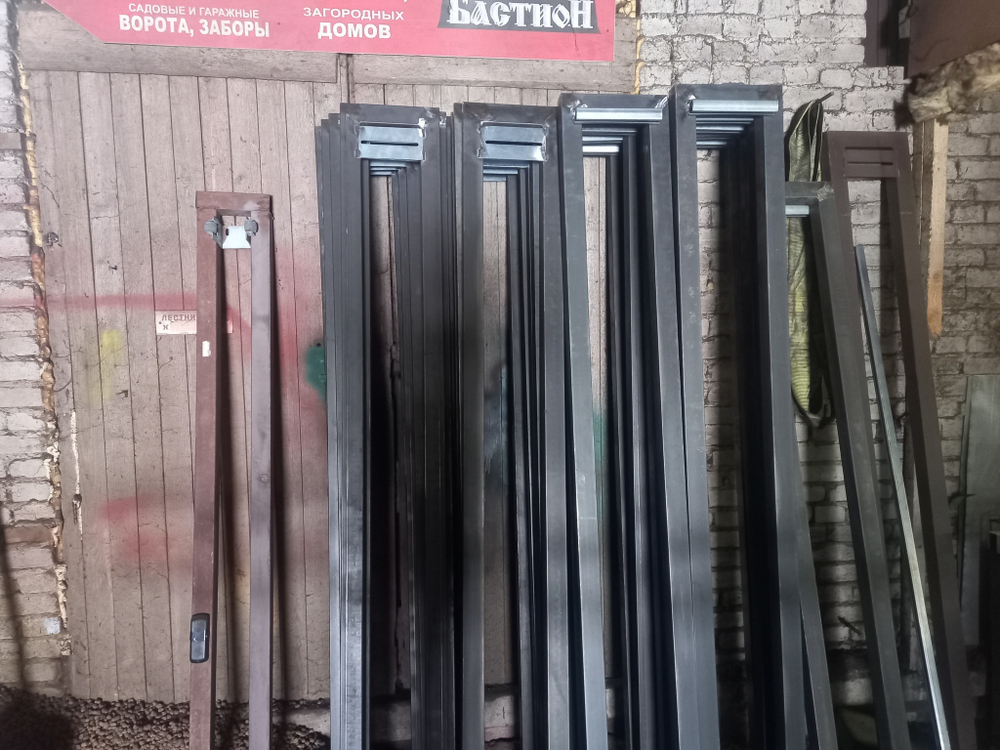 Комплект ворот для самостоятельной установки проем 5 метров из Т образного профиля.