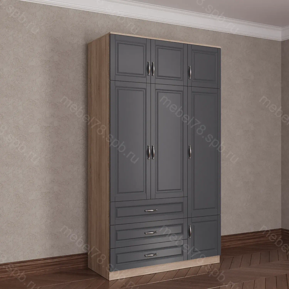 Шкаф распашной с антресолью 3/7