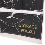 Карман настенный 6 отделений 3 крючка «ИДЕЯДОМА», цвет черный, 35*50см (лейбл Селфи)