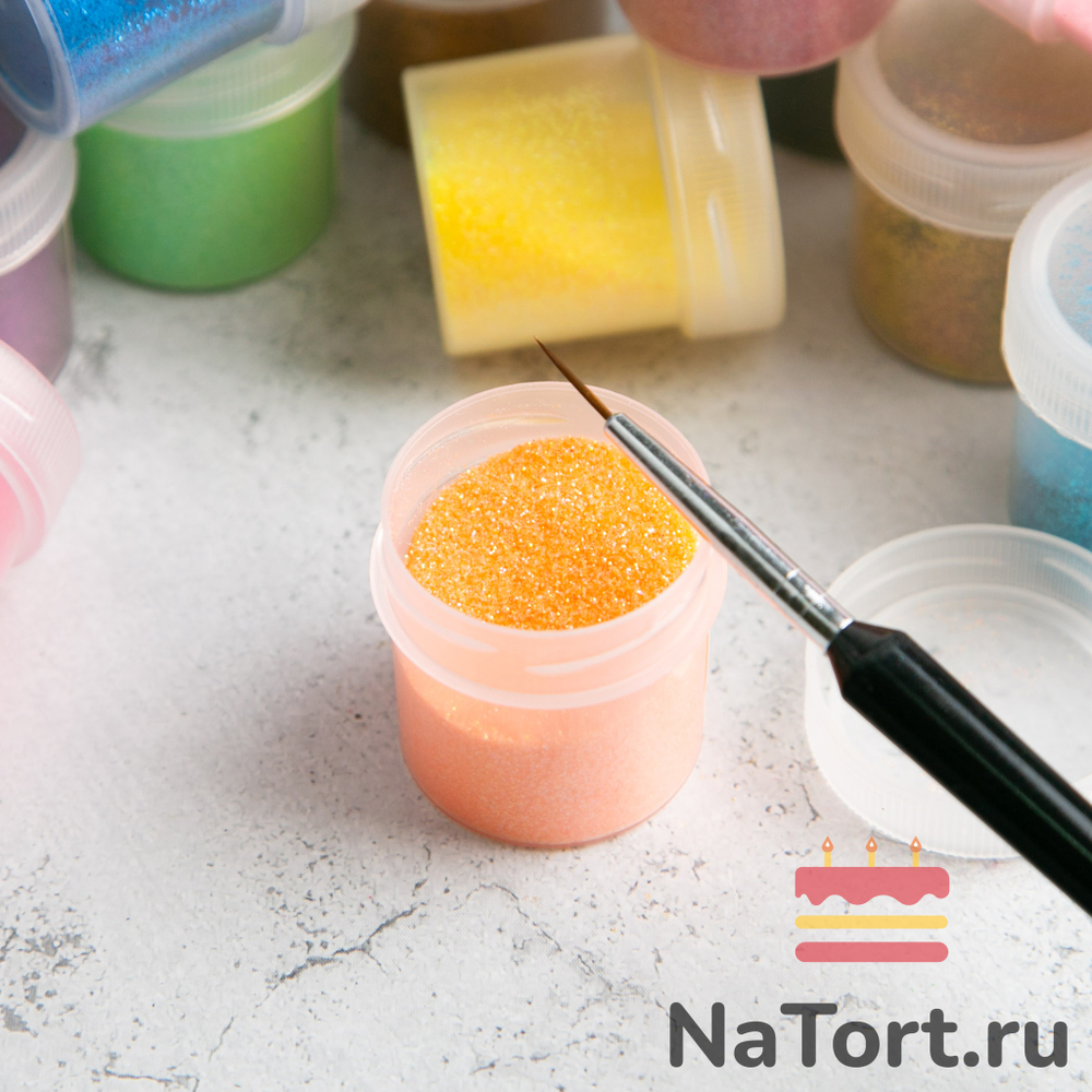 Блестки декоративные «Оранжевый» 10 гр