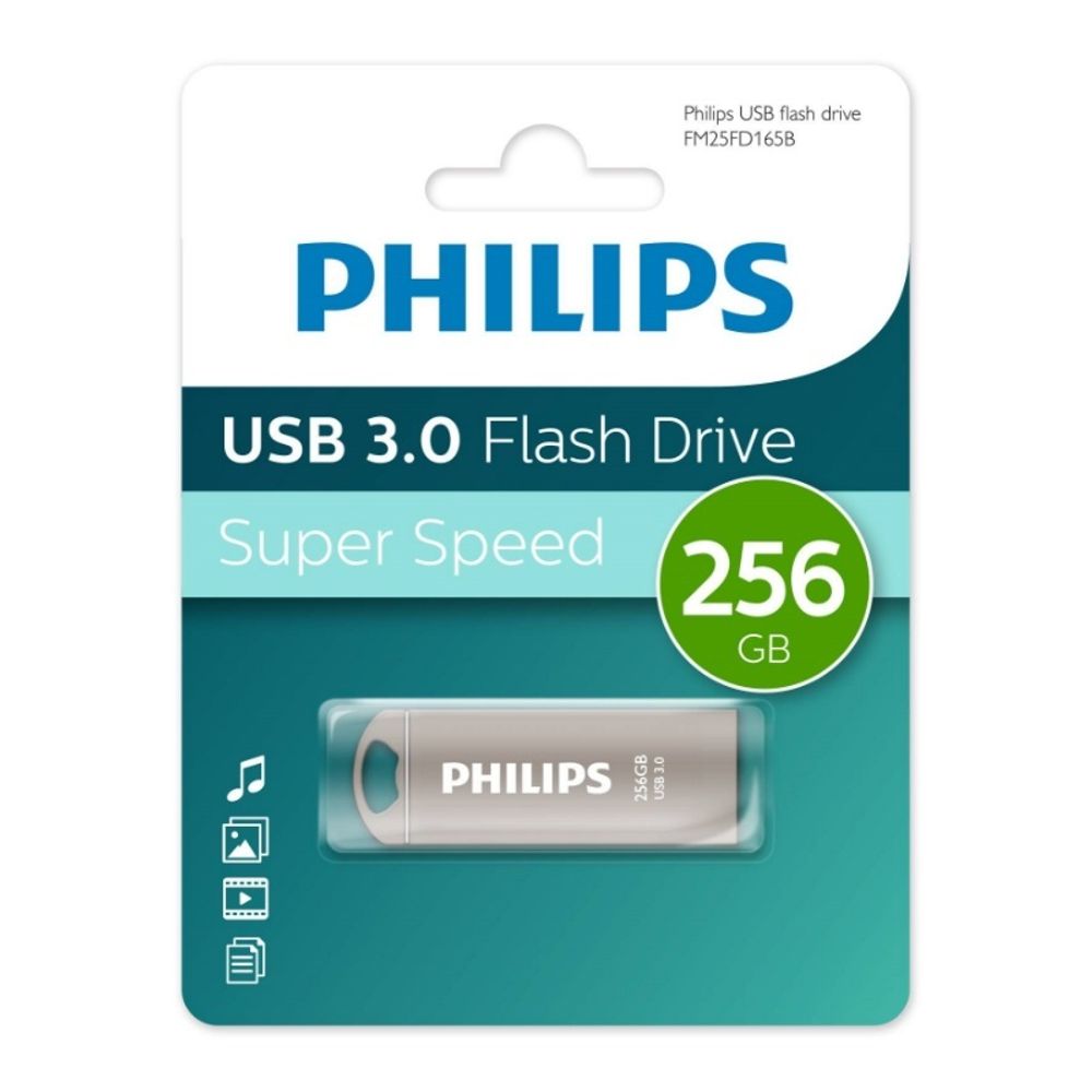Флеш накопитель 256GB PHILIPS IRON 3.0 256GB, USB 3.0