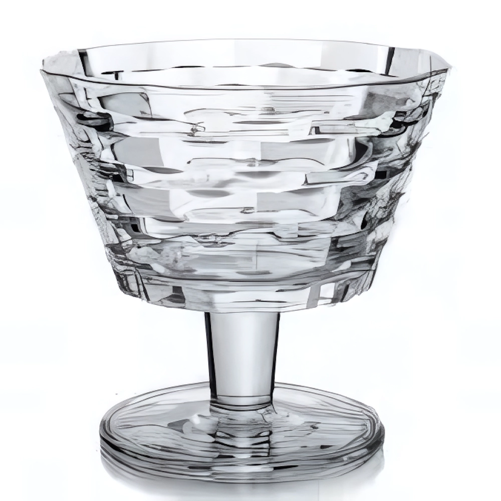 Салатник стеклянный 15,3см «Раттан» на ножке 96767B