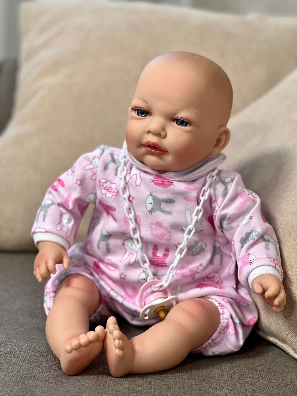 Кукла Nines 45см мягконабивная MI BEBITO в пакете (N7090K)