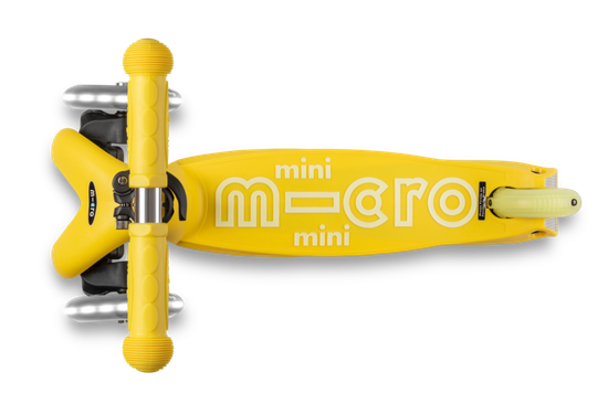 Самокат Mini Micro Deluxe LED Желтый