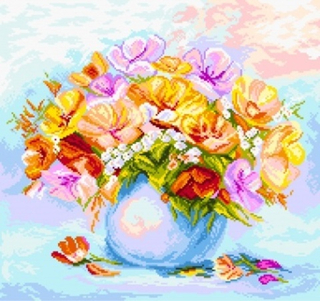 "Букет"-1921  канва с рисунком