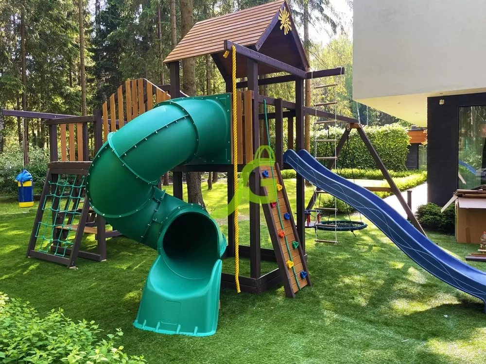 Детская площадка Панда Фани Мостик с трубой