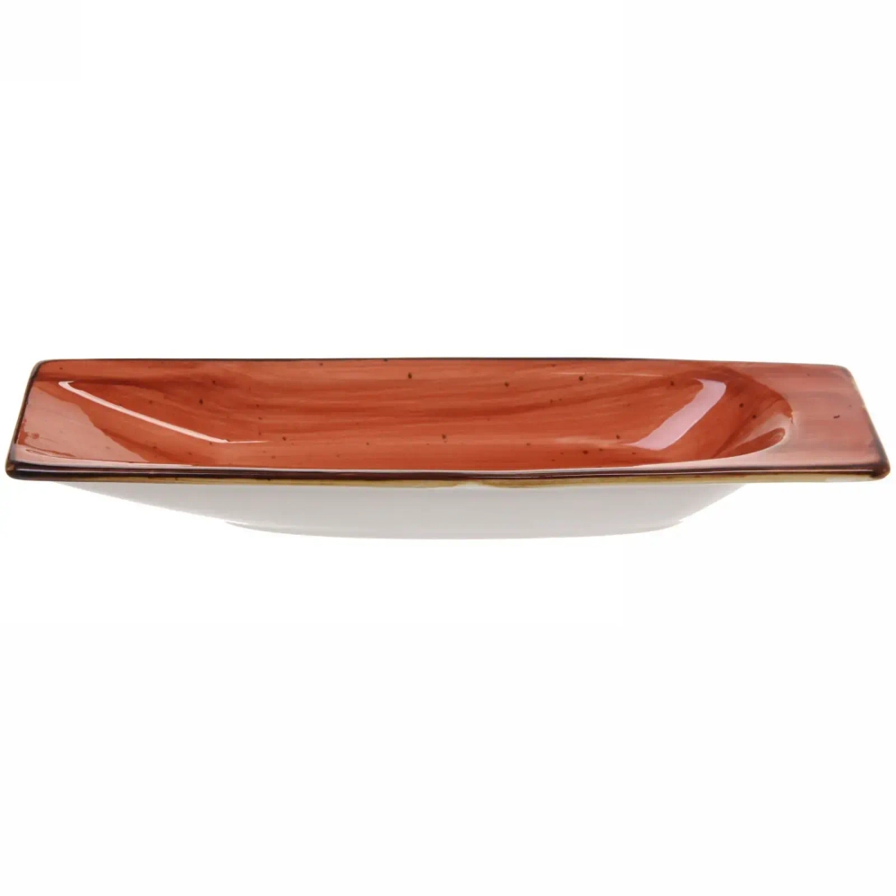 Тарелка керамическая «Corsica orange» сервировочная 26*7,5*3см