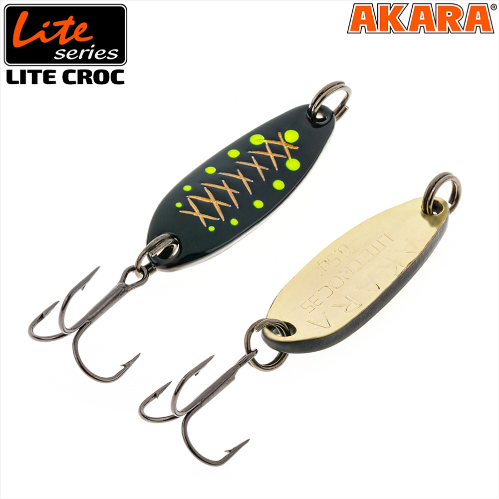 Блесна колебалка Akara Lite Series Lite Croc 35 6,5 гр. AB45