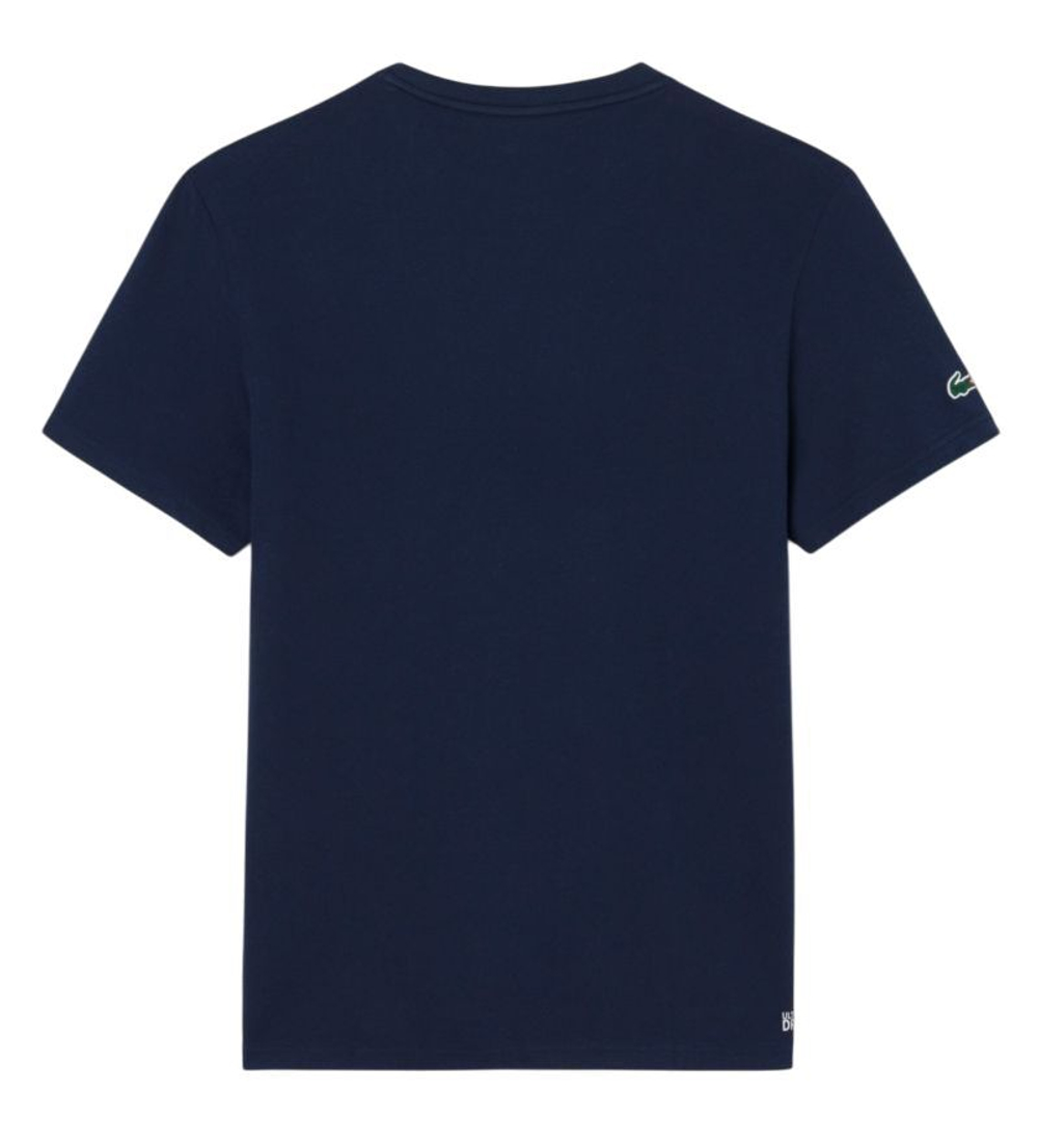 Мужская теннисная футболка Lacoste Tennis x Daniil Medvedev - navy blue