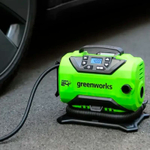 Компрессор автомобильный аккумуляторный GREENWORKS ACG301 без АКБ и ЗУ 3400807