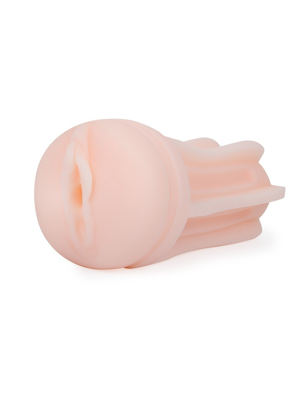 Телесный мастурбатор-вагина в пластиковой колбе (Цвет: телесный)
