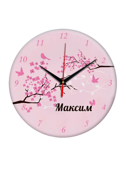 Часы именной подарок "Максим" Декор для дома, подарок