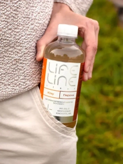 Напиток LifeLine Light без сахара, с витаминами, Focus, персик и юзу, без газа 0,5 л