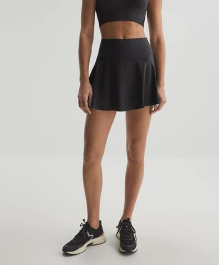 Oysho Компрессионная юбка Compressive, черный