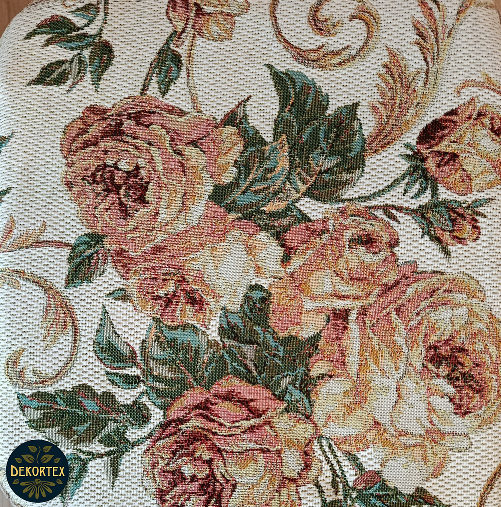 Набор чехлов на табурет из гобелена Розарий (33х33 см) - 2шт