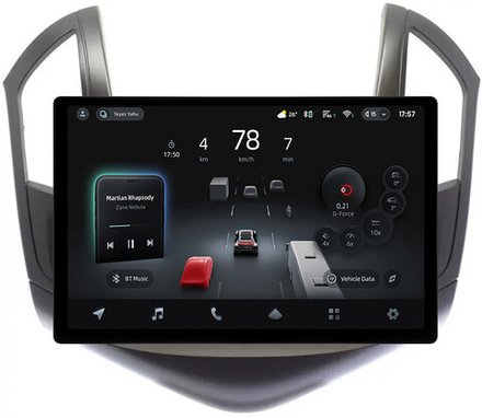 Магнитола для Chevrolet Cruze 1 2012-2015 (рамка черная) - Teyes CC4-PRO монитор 13" 2K QLED на Android 13, Snapdragon 778G, 8+128, AI, CarPlay, DSP, 4G SIM-слот