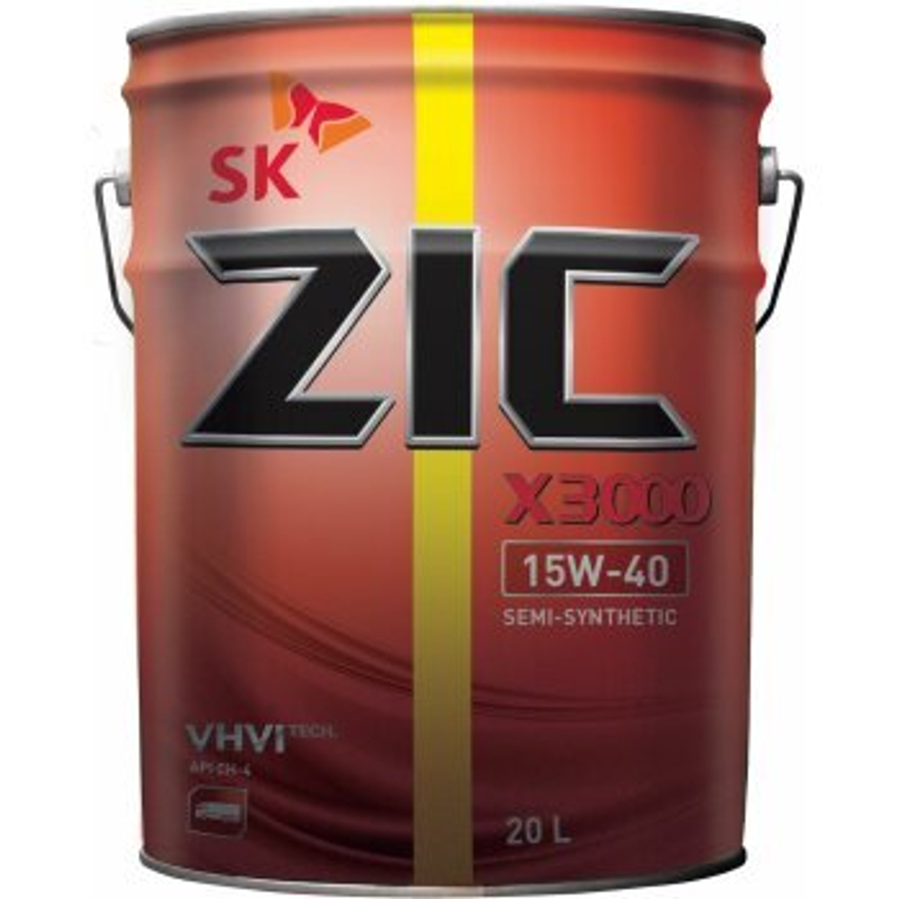Масло моторное ZIC X3000 15w40 CH-4 20л