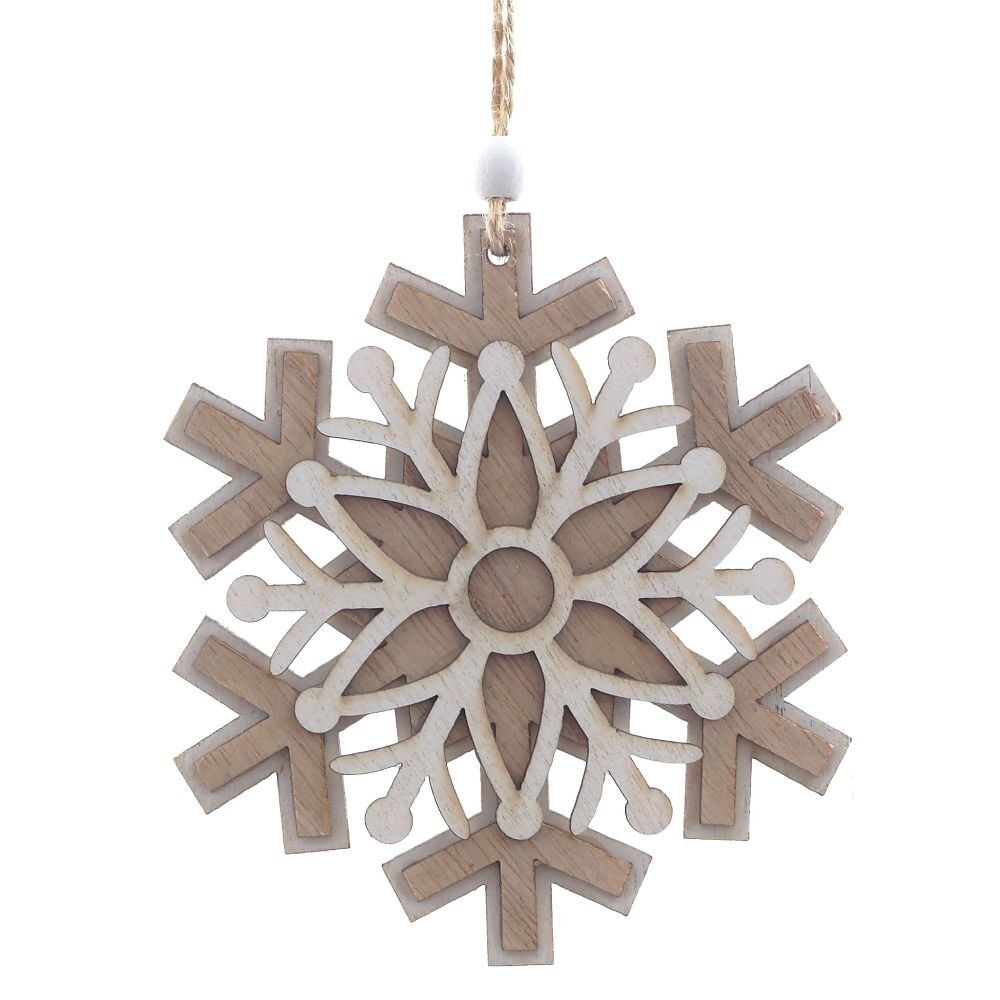 GAEM Украшение новогоднее "Снежинка", L10 W0,5 H11 см, 3в.