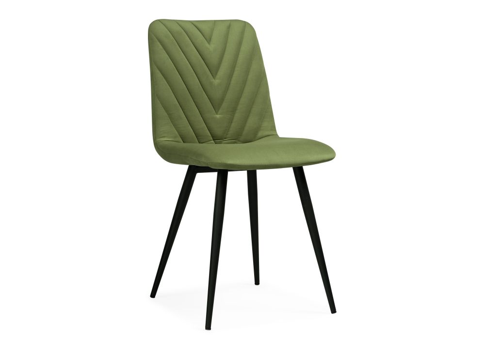 Стул на металлокаркасе Ральф зеленый / черный