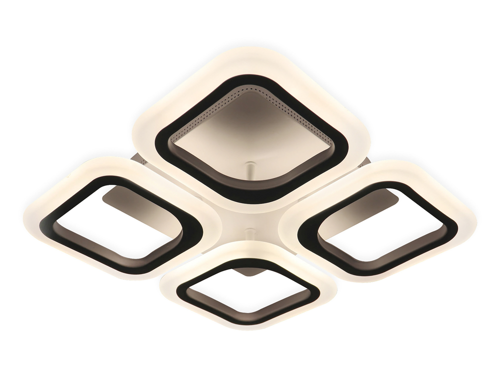 Потолочный светодиодный светильник с пультом FA4371/4 WH белый 4200K/3000K+6400K/6400K+3000K 45W 345*345*75 (ПДУ ИК)