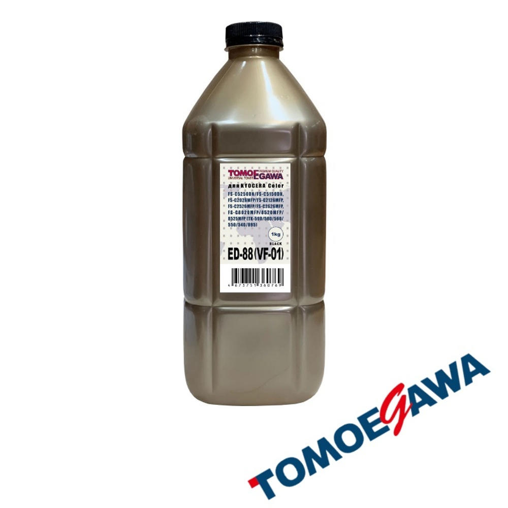 Тонер TOMOEGAWA тип ED-88 (VF-01) для KYOCERA Color Универсальный (1кг, черный)
