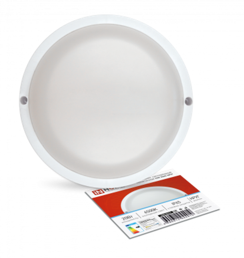 IN HOME 20Вт круг 6500К 1800Лм белый IP65 155мм / СПП-КРУГ 2065