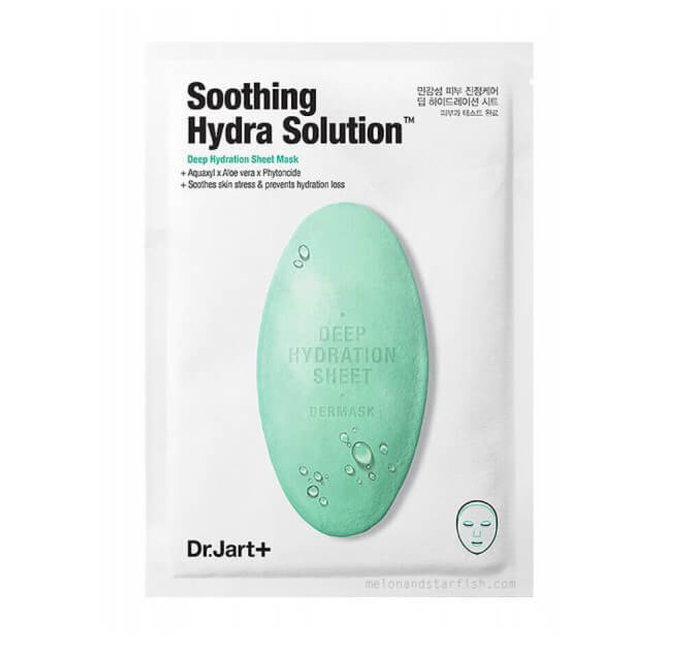 Успокаивающая тканевая маска с алоэ вера Dr.Jart+ Soothing Hydra Solution