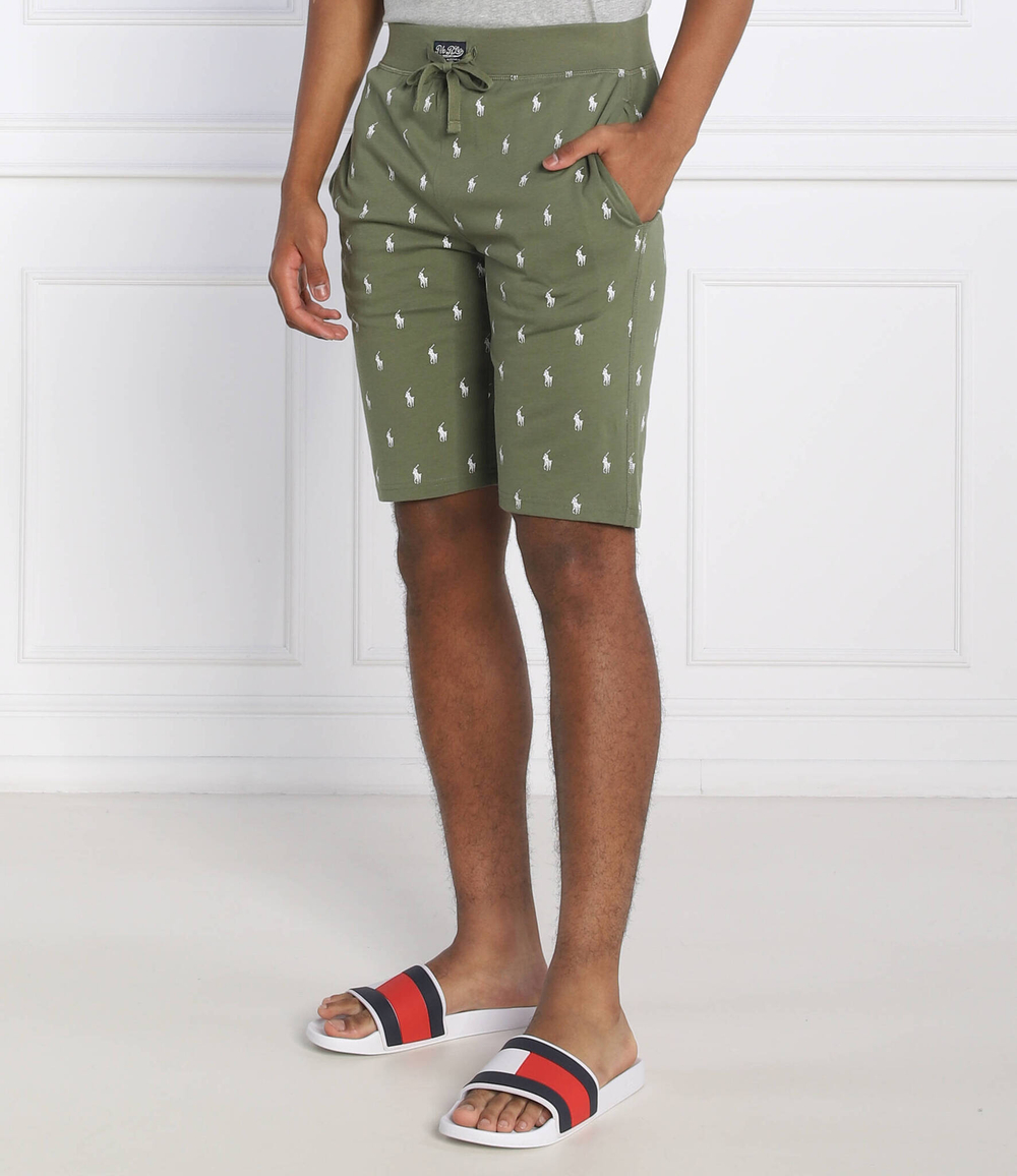 пижамные шорты POLO RALPH LAUREN - оливковый(714830280)
