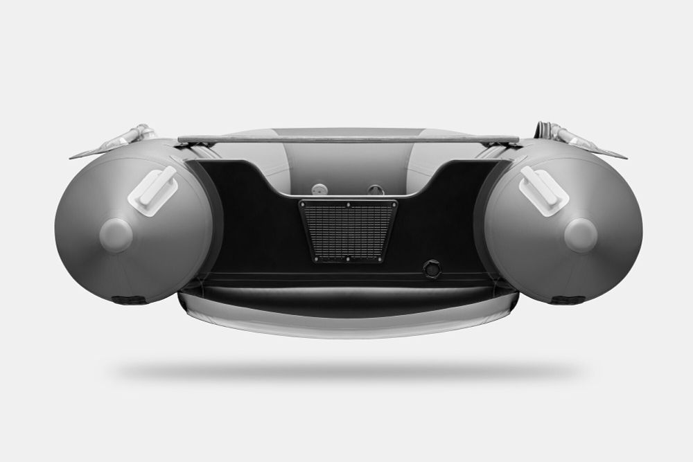 Надувная лодка GLADIATOR E300SL светло-темносерый